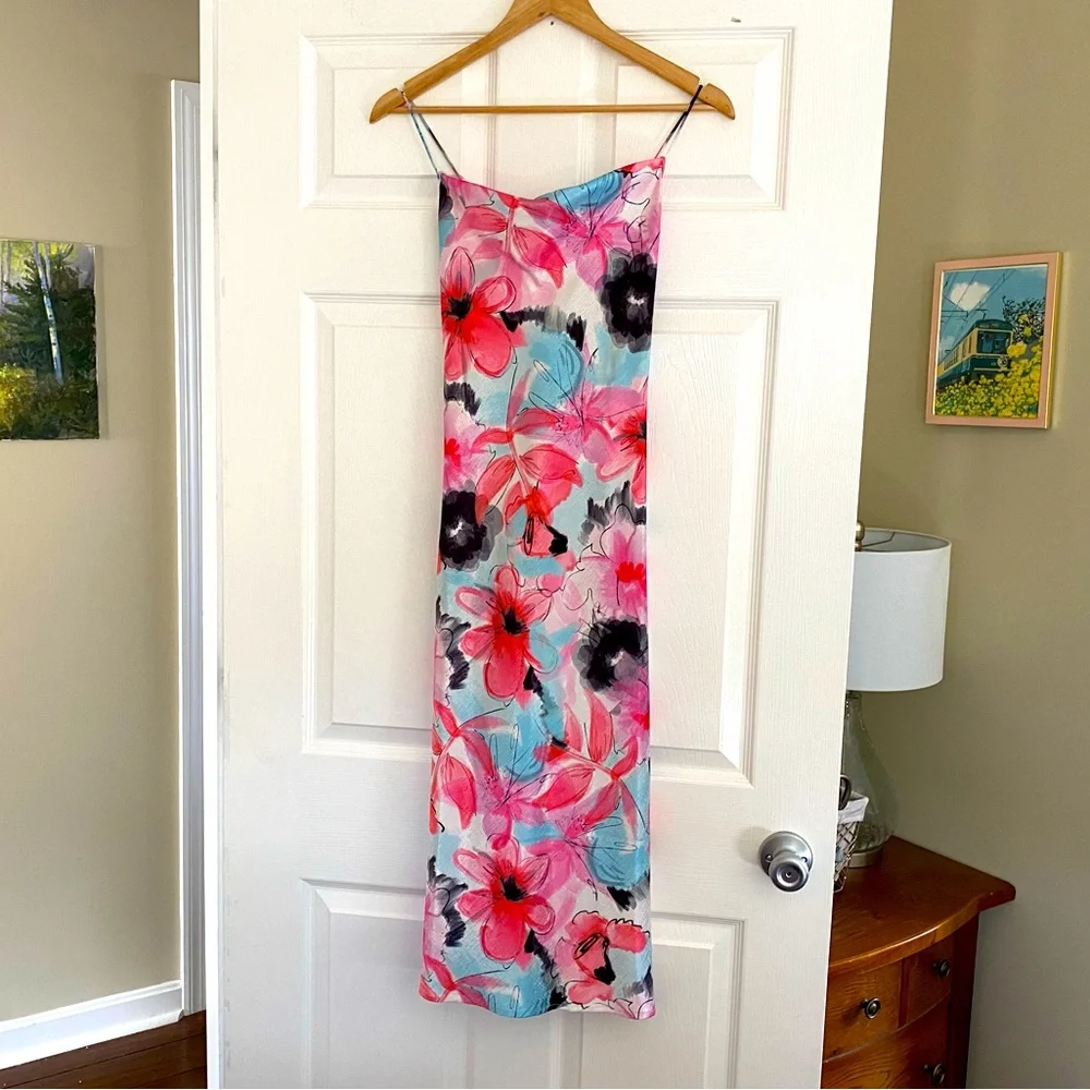 Kilo Brava | Silky Slit Dress - Picture 1 of 8
